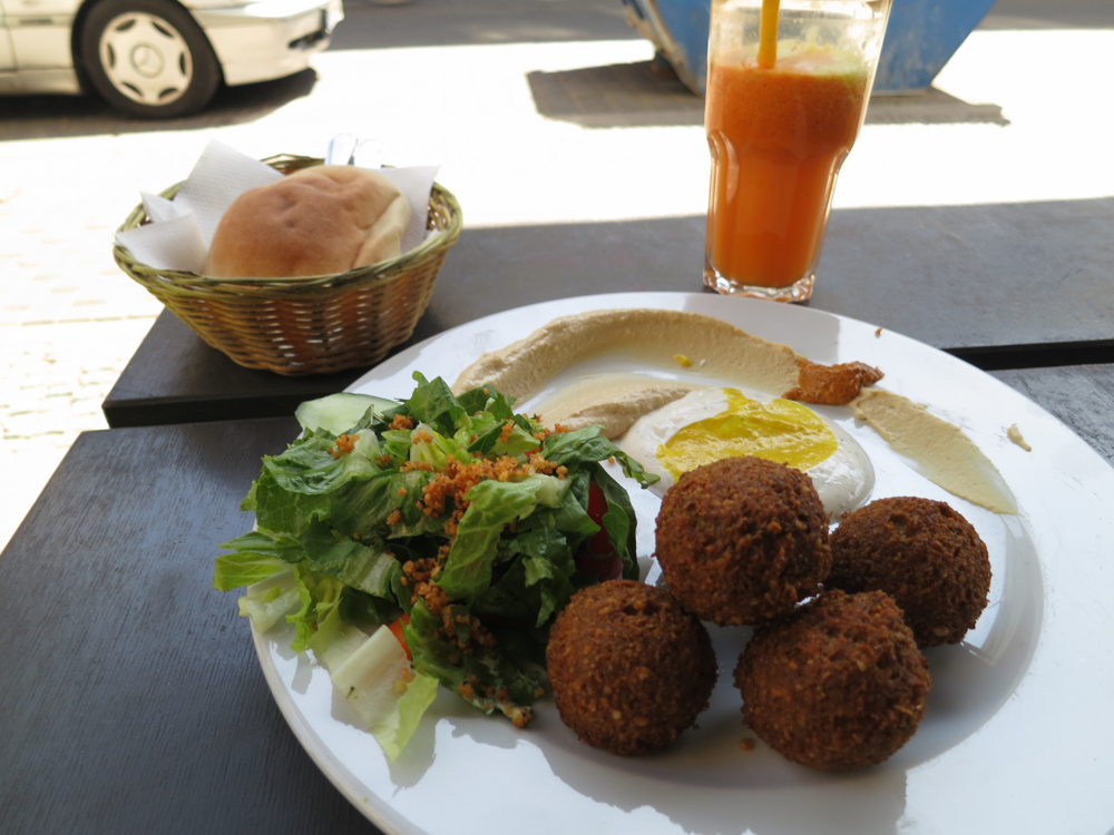Falafel is a deep‑fried ball or patty